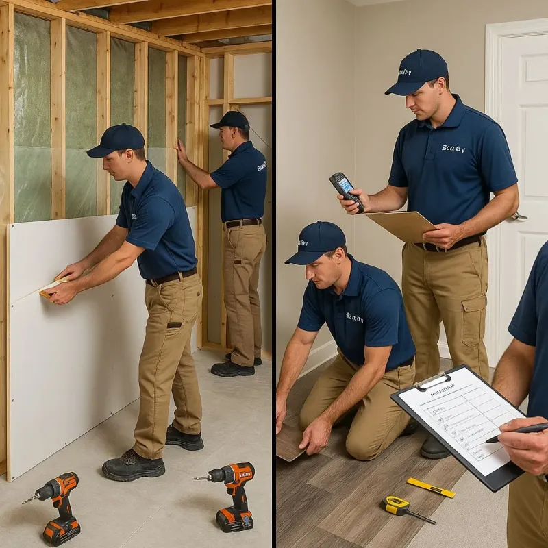 Repairs and Reconstruction process in Amherst, WI